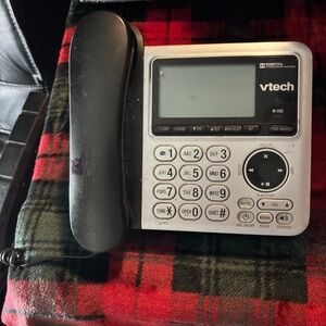 VTech Black and Silver Corded VoIP Phone